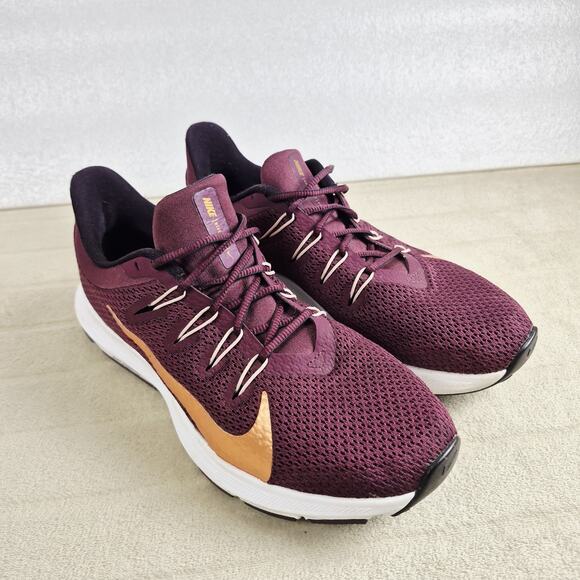 Nike Air Zoom Winflo 6 Running Shoes Women’s Size 7 Burgundy Gold CI3803-601 - Picture 1 of 7